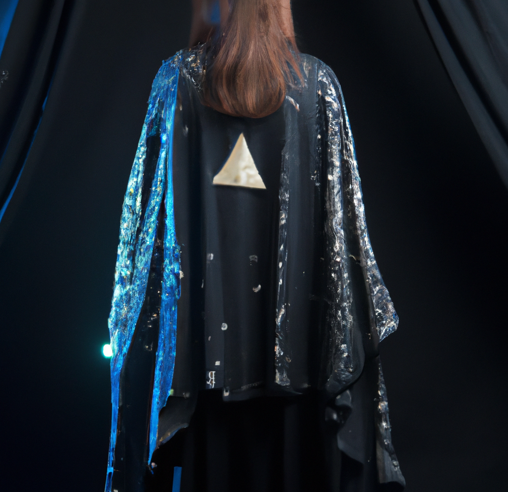 magiczna peleryna - wróżka - czarownica