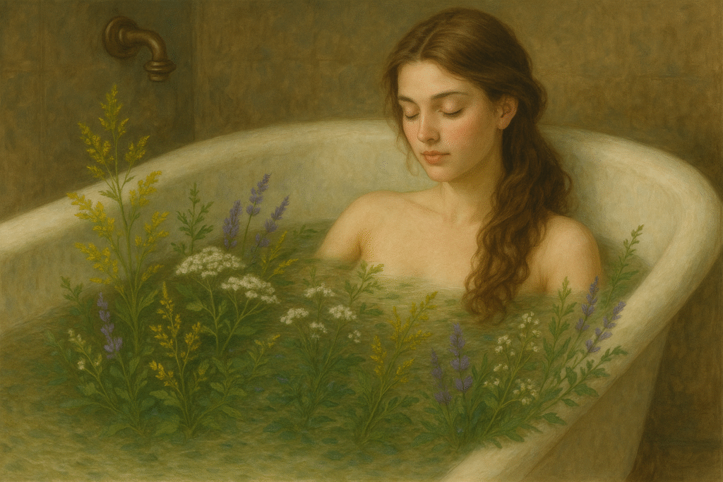 zioła dla znaków zodiaku - kąpiel