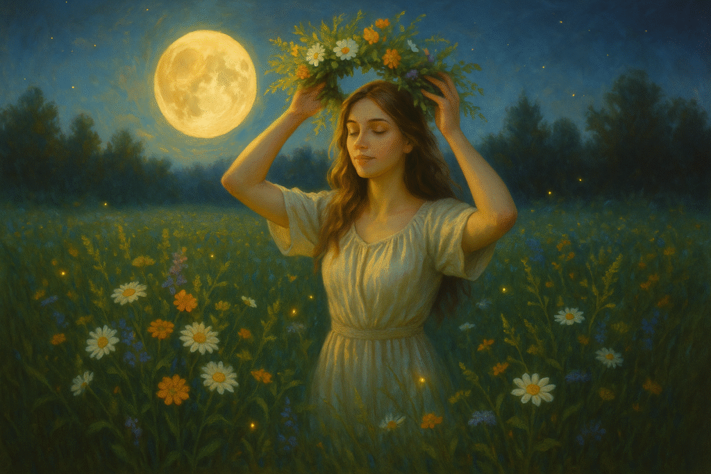 Noc Kupały - wianek